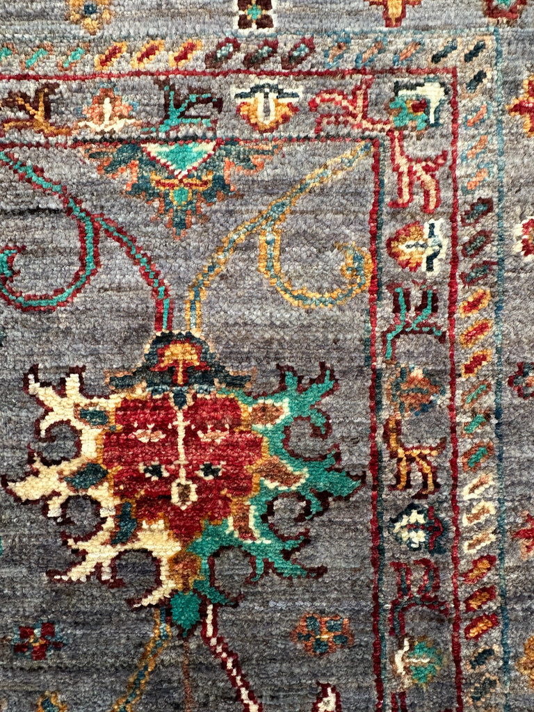 Afghan handmade rug,Chobi. Size: 196x146 cm