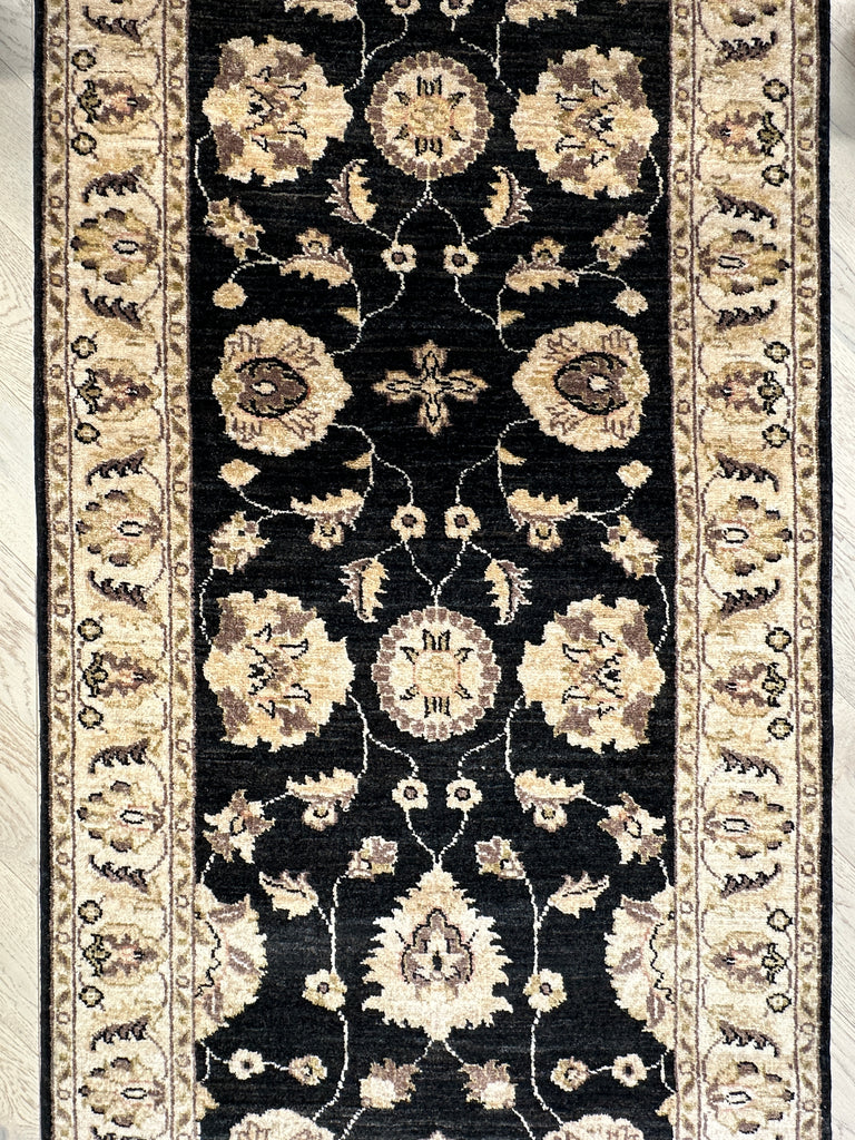 Afghan handmade runner, Chobi. Size: 300x87cm