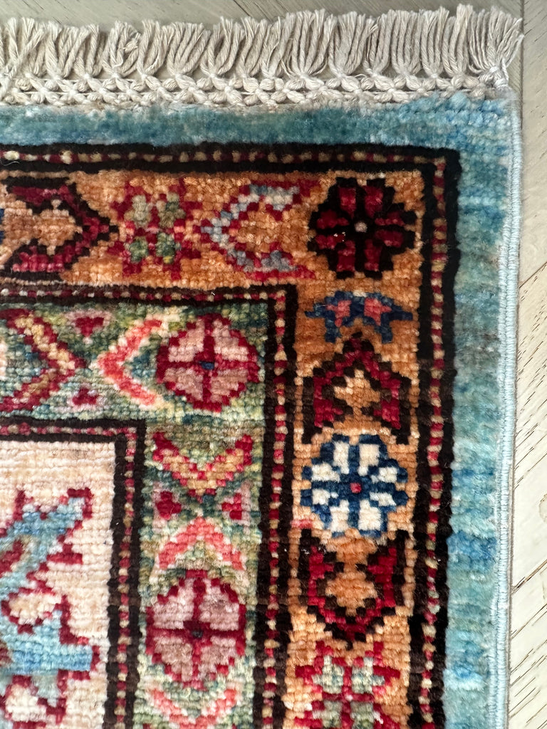 Afghan handmade rug,Chobi. Size:303x240cm