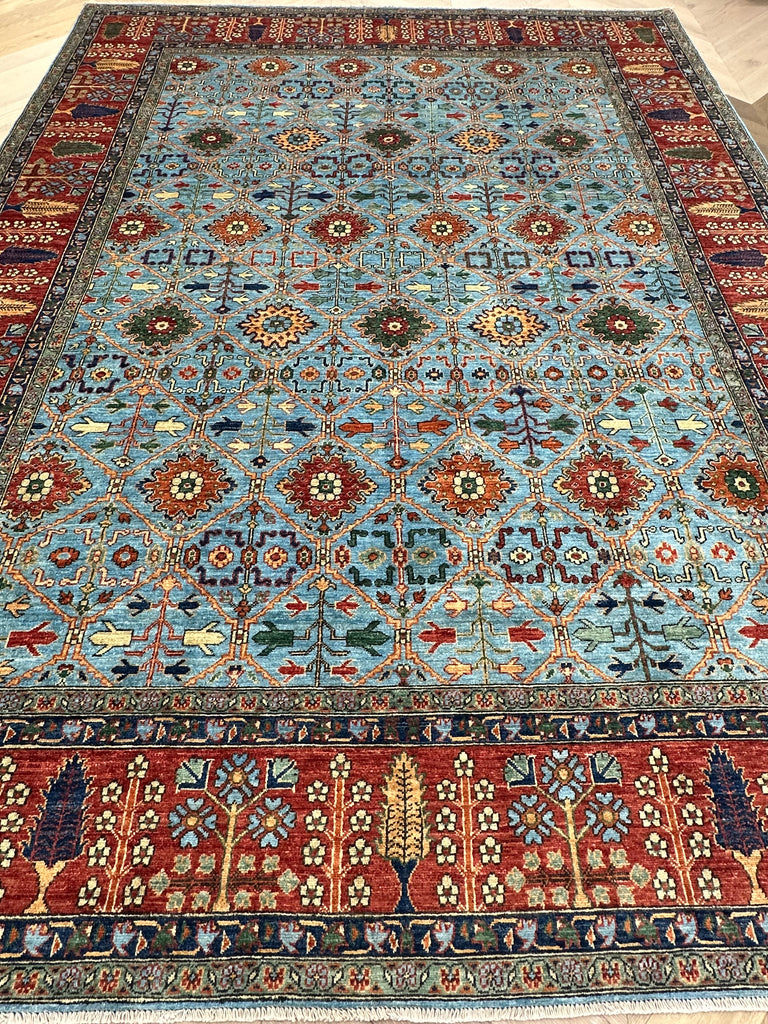 Afghan handmade rug,Chobi. Size:363x272cm