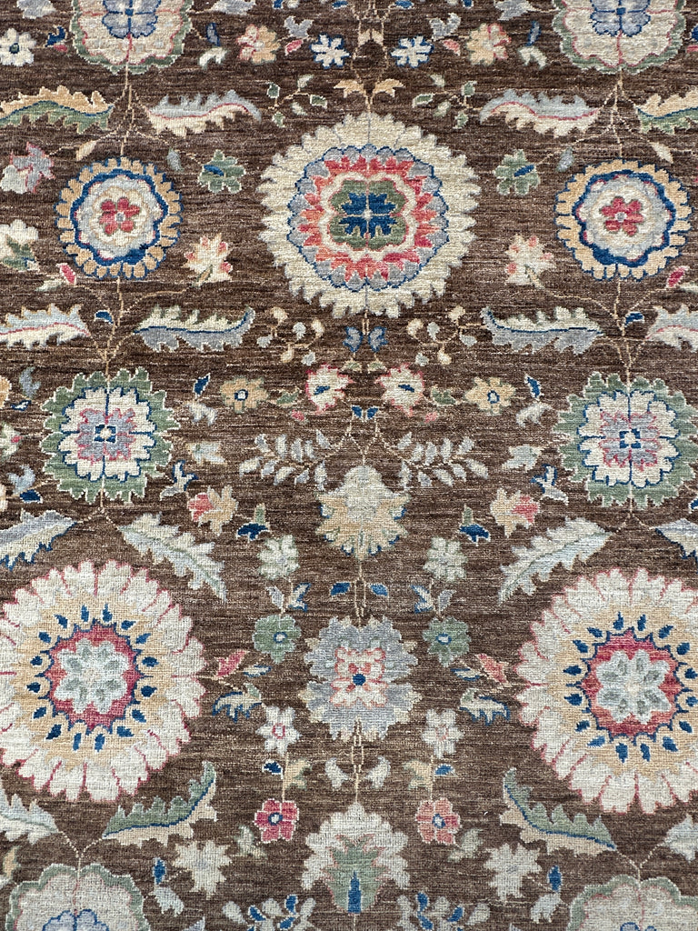 Afghan handmade rug,Chobi. Size:355x150 cm
