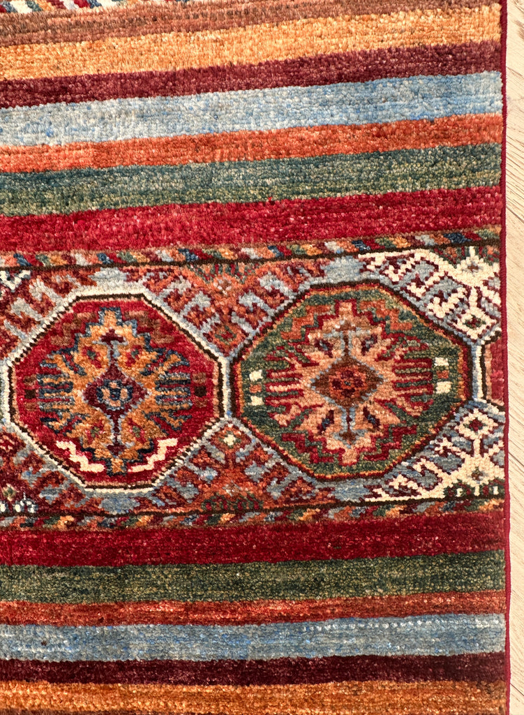 Afghan handmade rug,Chobi. Size: 246x174 cm
