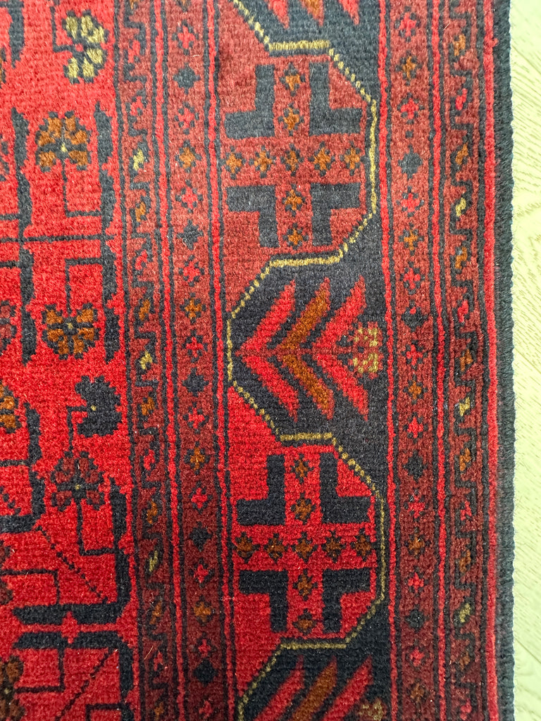 Afghan elephant foot rug 228x169  cm