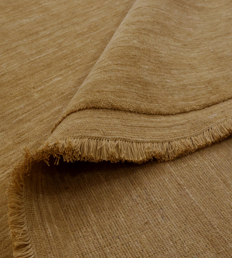 Signature Fringe Designer Rug - Mustard