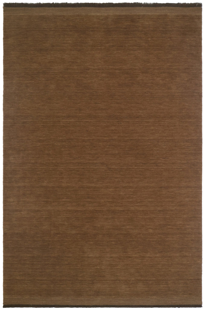 signature Fringe Designer Rug - Rust