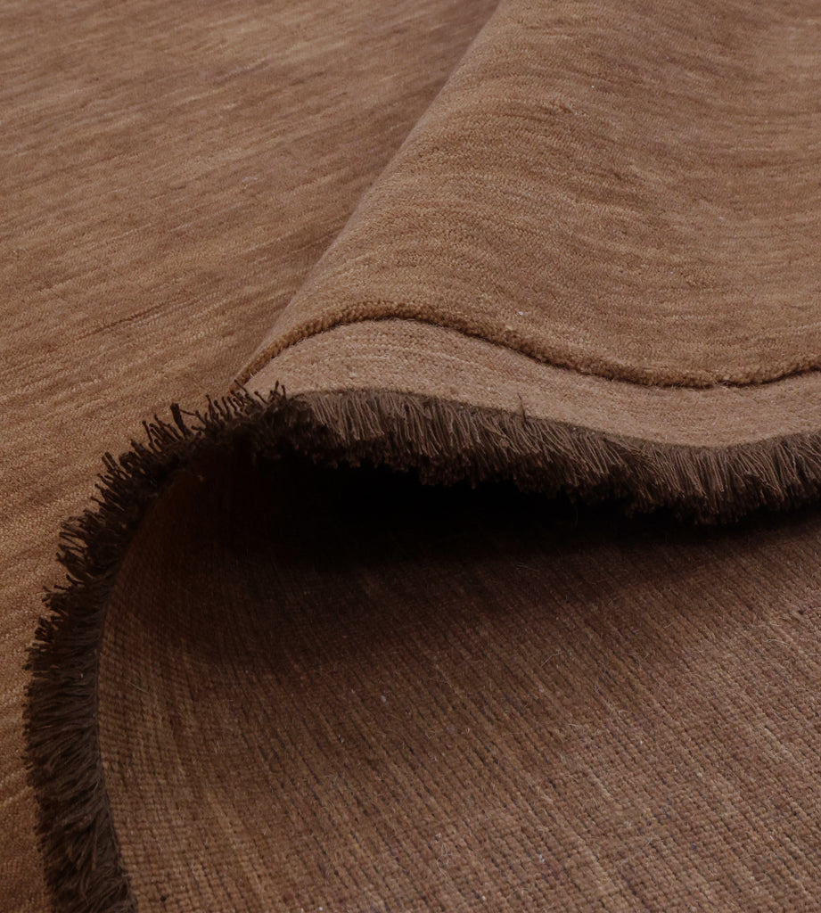signature Fringe Designer Rug - Rust