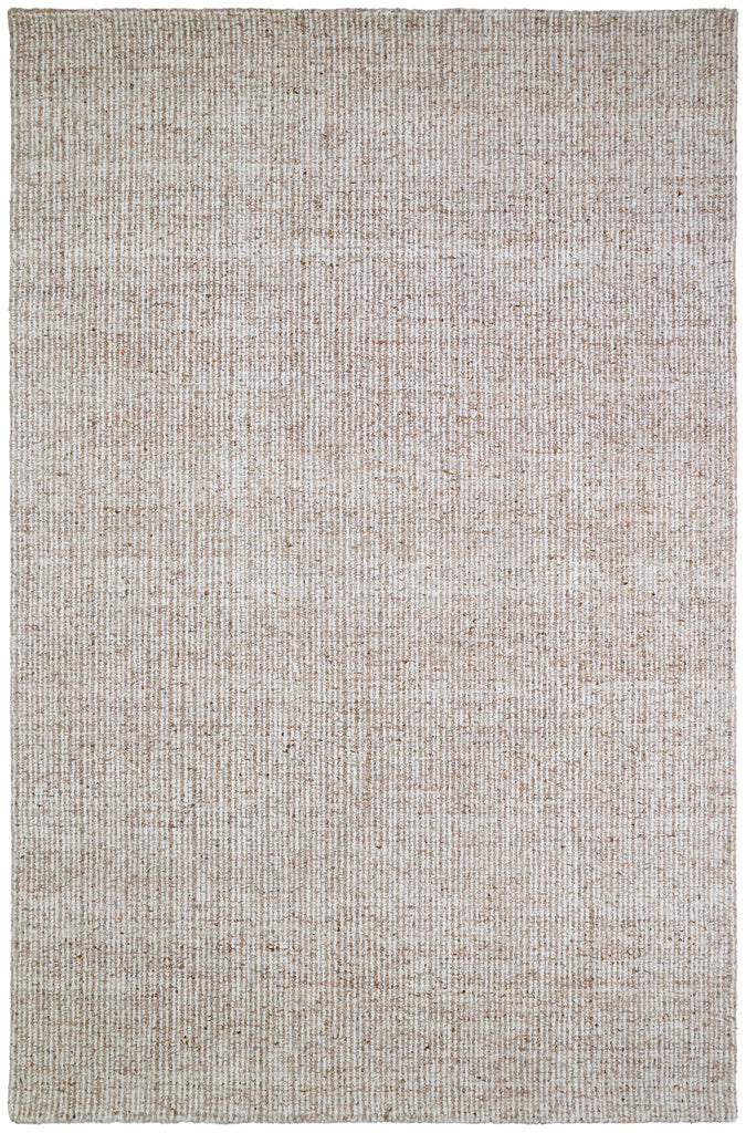 Halo Designer Rug - Peach/White