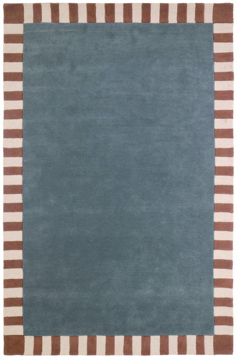 Field Designer Rug - Teal/Wine