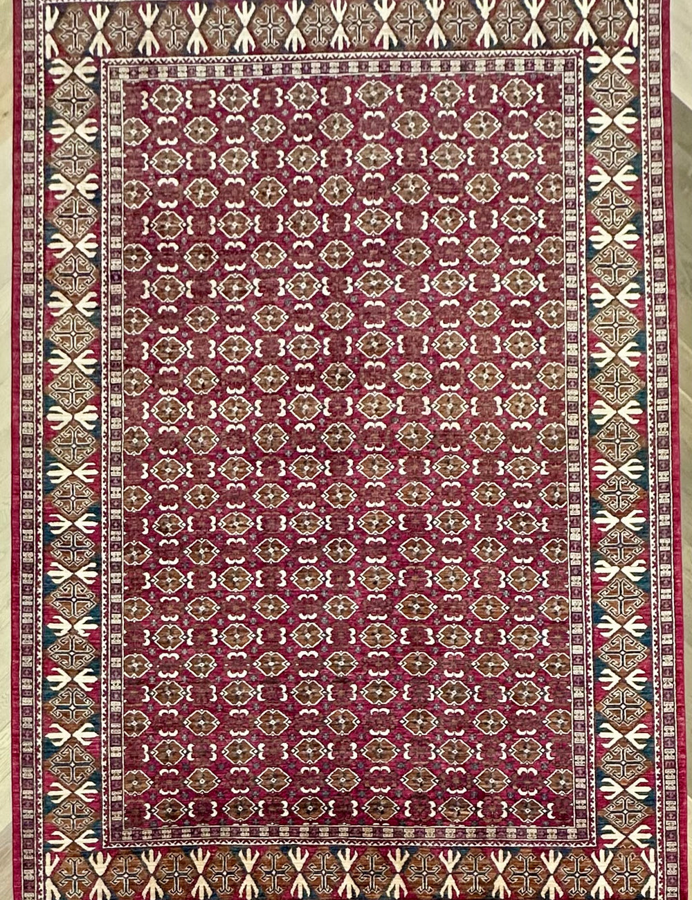 Afghan handmade rug,Chobi. Size:340x230 cm