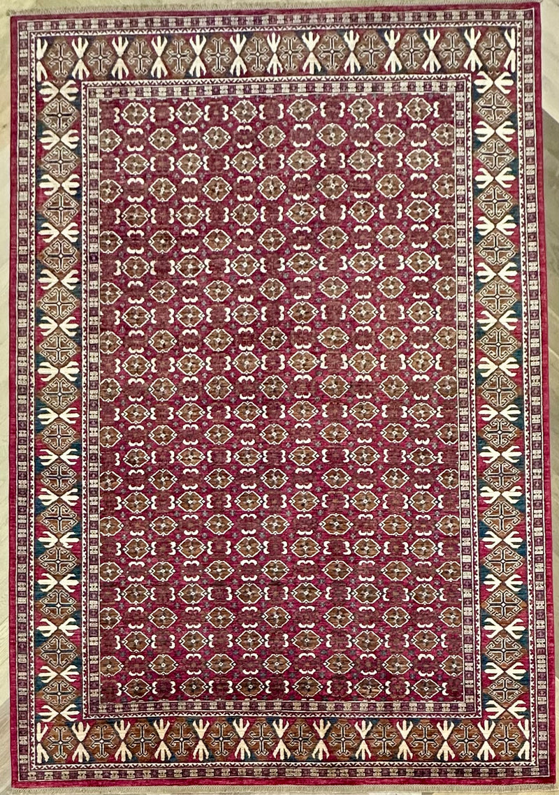 Afghan handmade rug,Chobi. Size:340x230 cm