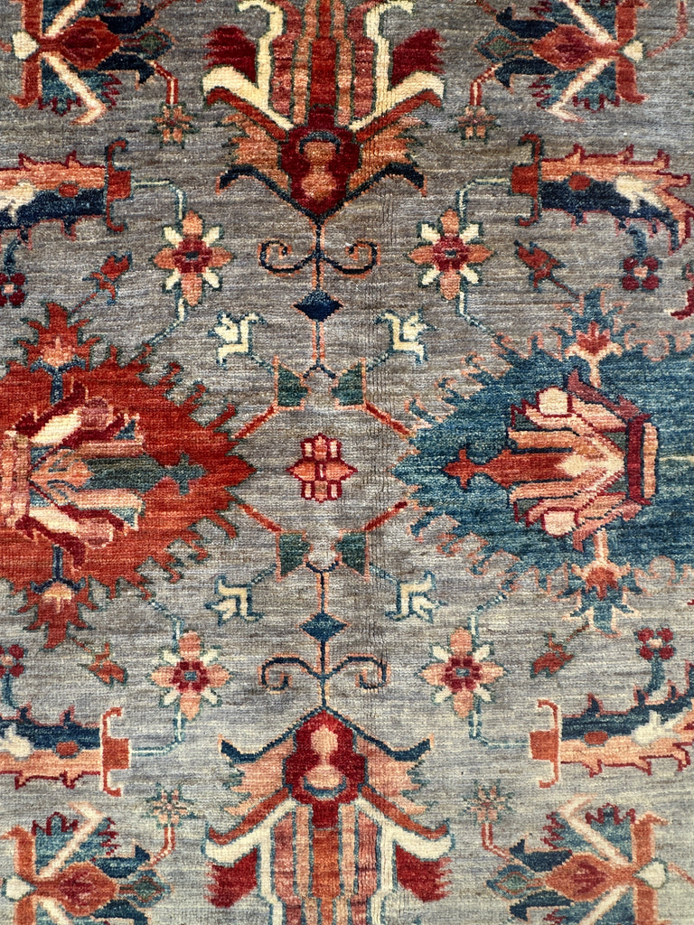 Afghan handmade rug,Chobi. Size:369x269 cm