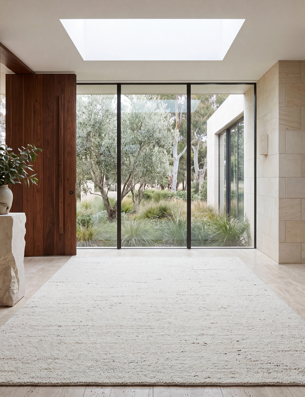 Oslo Designer Rug - Light Beige
