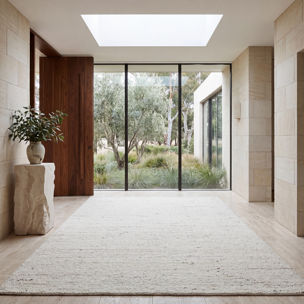 Oslo Designer Rug - Light Beige