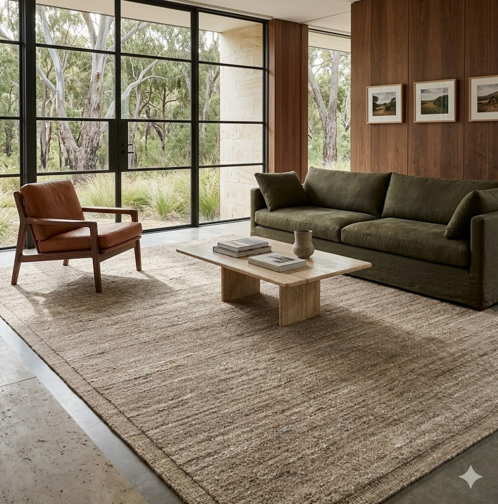Cove Designer Rug - Brown - SamaRugs