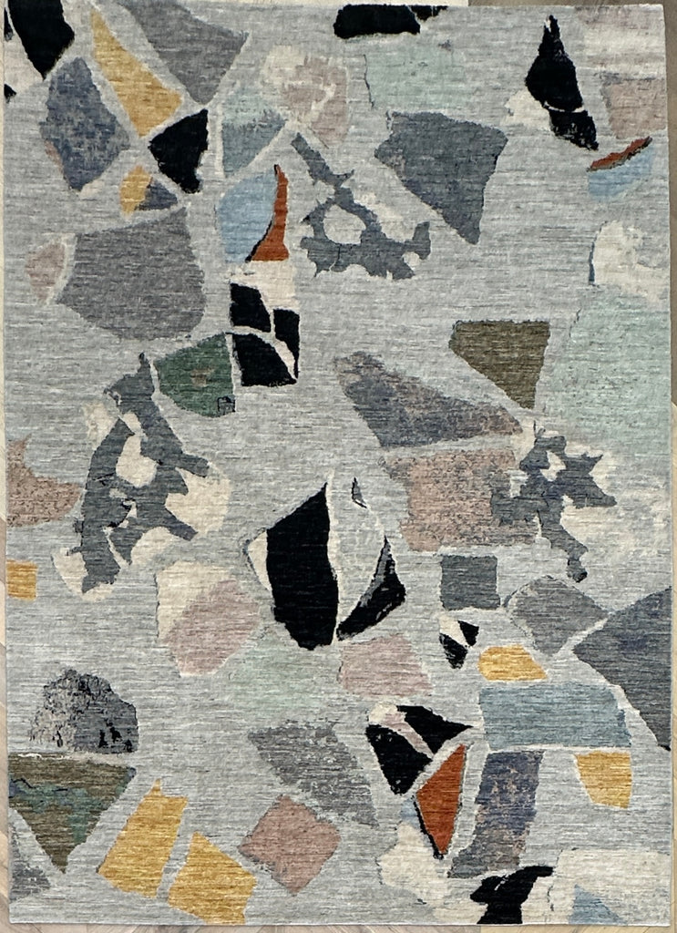 Afghan handmade rug,modern Chobi. Size:258x186 cm