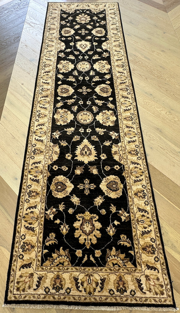 Afghan handmade runner, Chobi. Size: 300x87cm