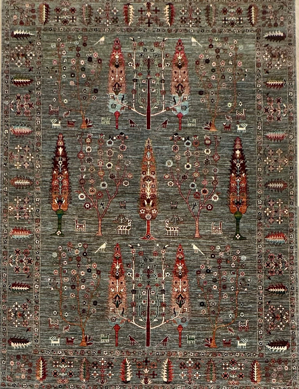Afghan handmade rug,Chobi. Size:331x249cmk