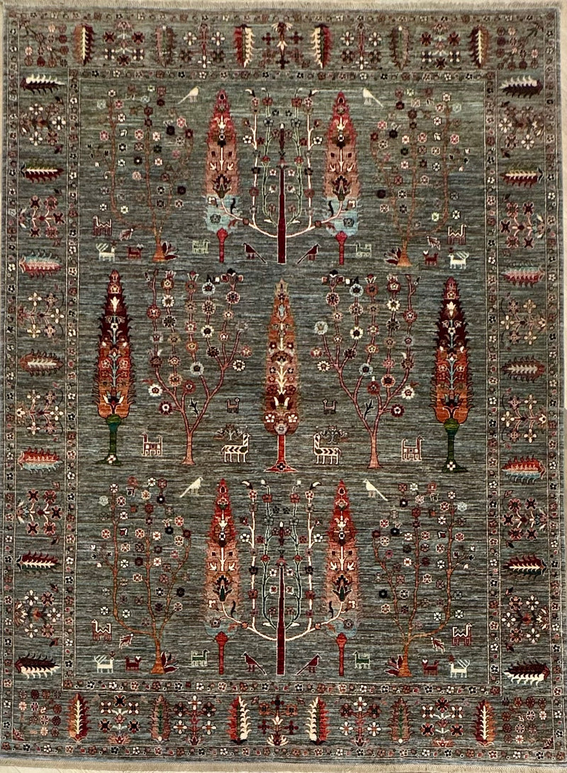 Afghan handmade rug,Chobi. Size:331x249cmk