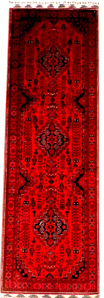 Afghan elephant foot runner 300x90 cm