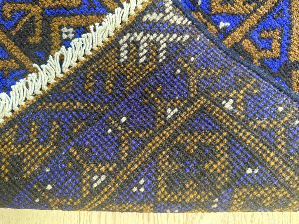 Afghan handmade rug,Chobi. Size: 195x155 cm