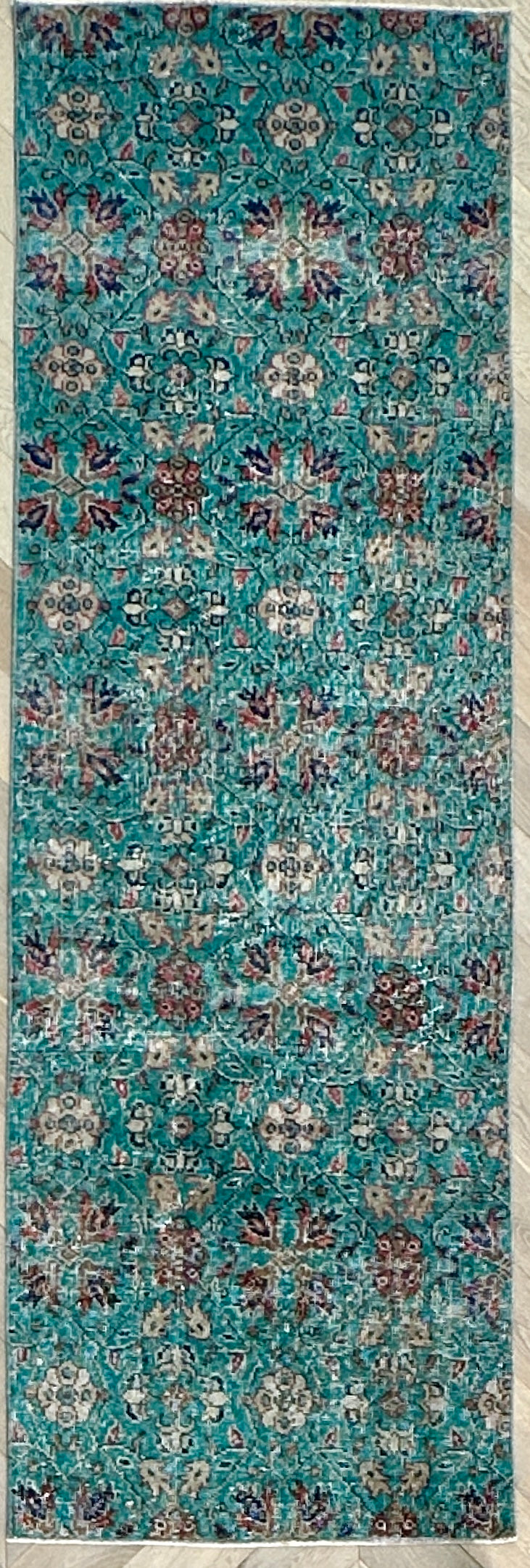 Turkish hand made runner 248x80 cm no