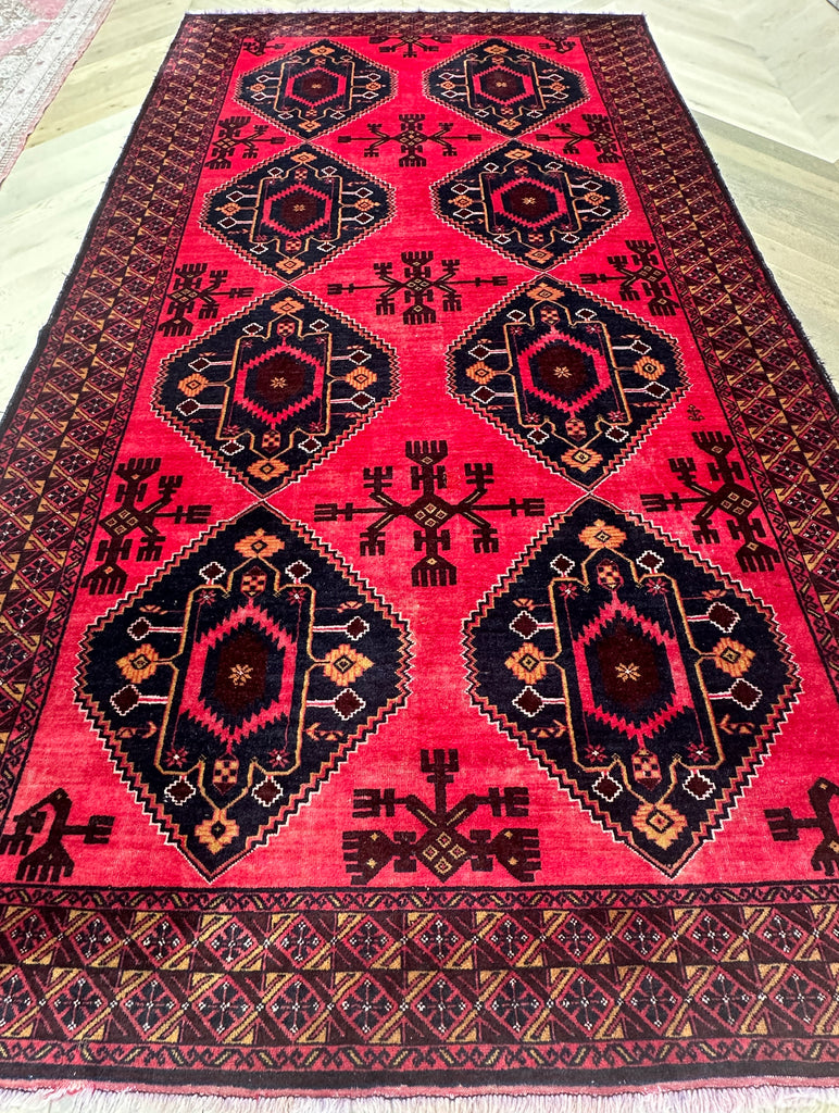 Handmade Afghan Maimana Rug 420x230  cm
