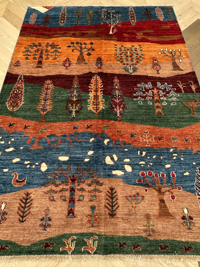 Afghan handmade rug,Chobi . Size: 250x174 cm