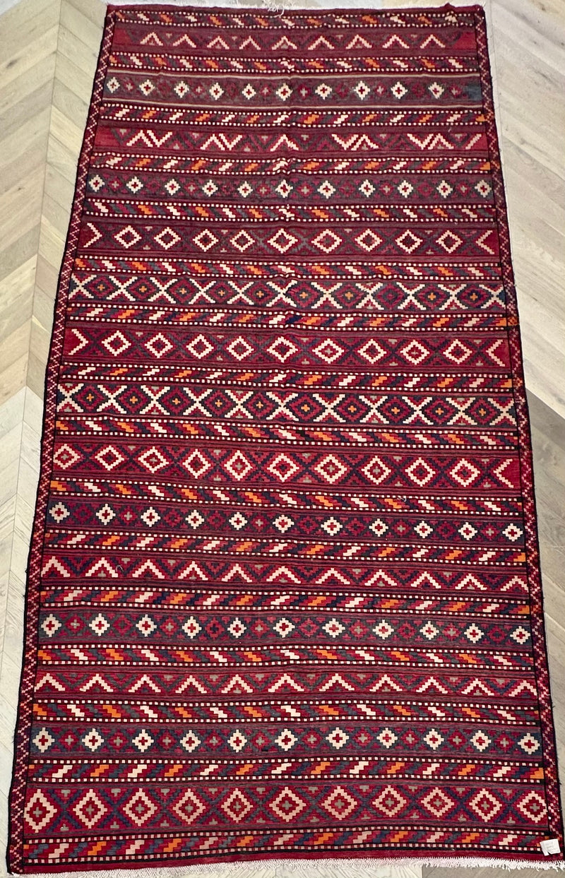 Handmade Herati Sumak Rug | 436x212 cm