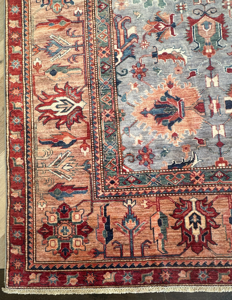 Afghan handmade rug,Chobi. Size:369x269 cm