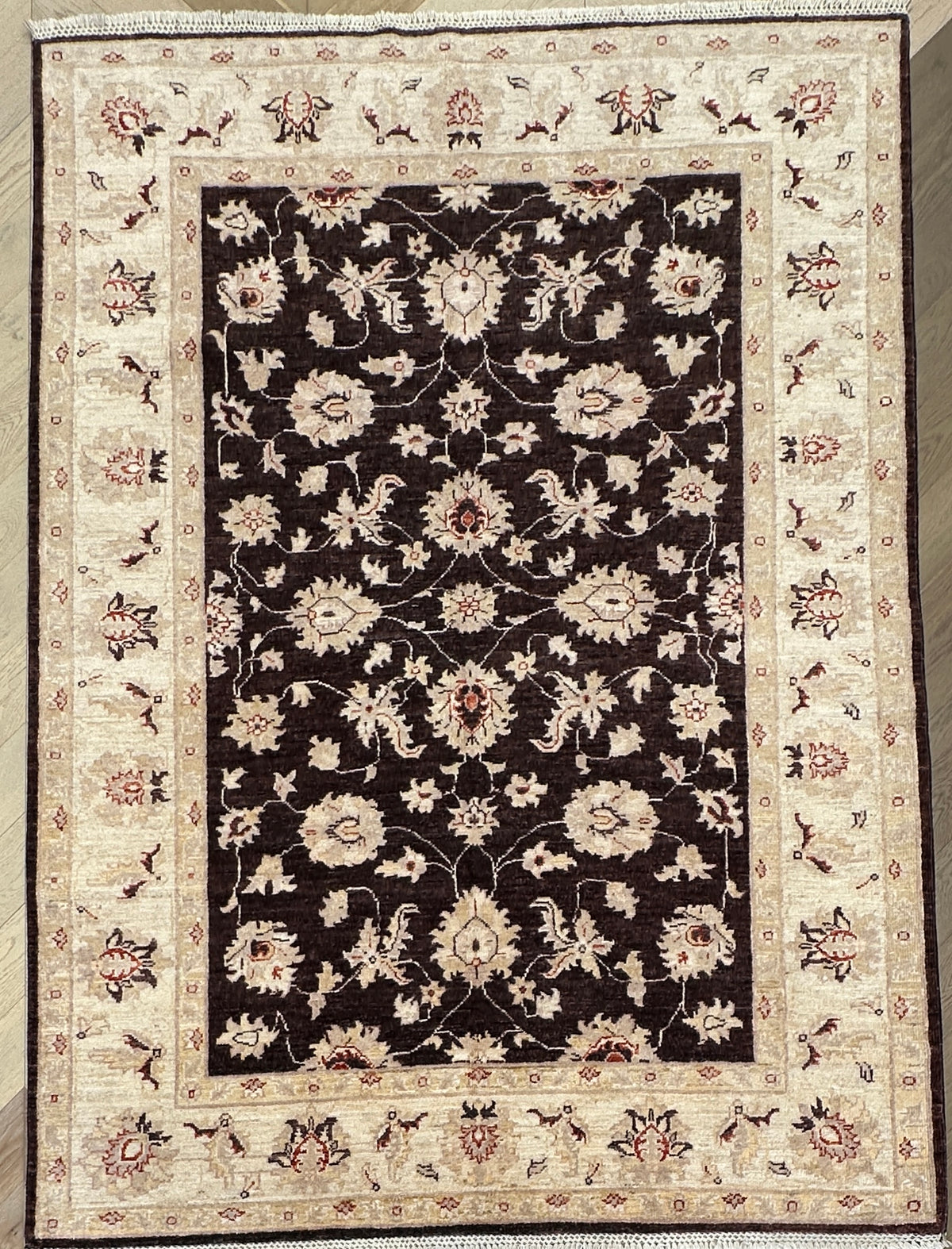 Afghan handmade rug,Chobi. Size: 236x172 cm