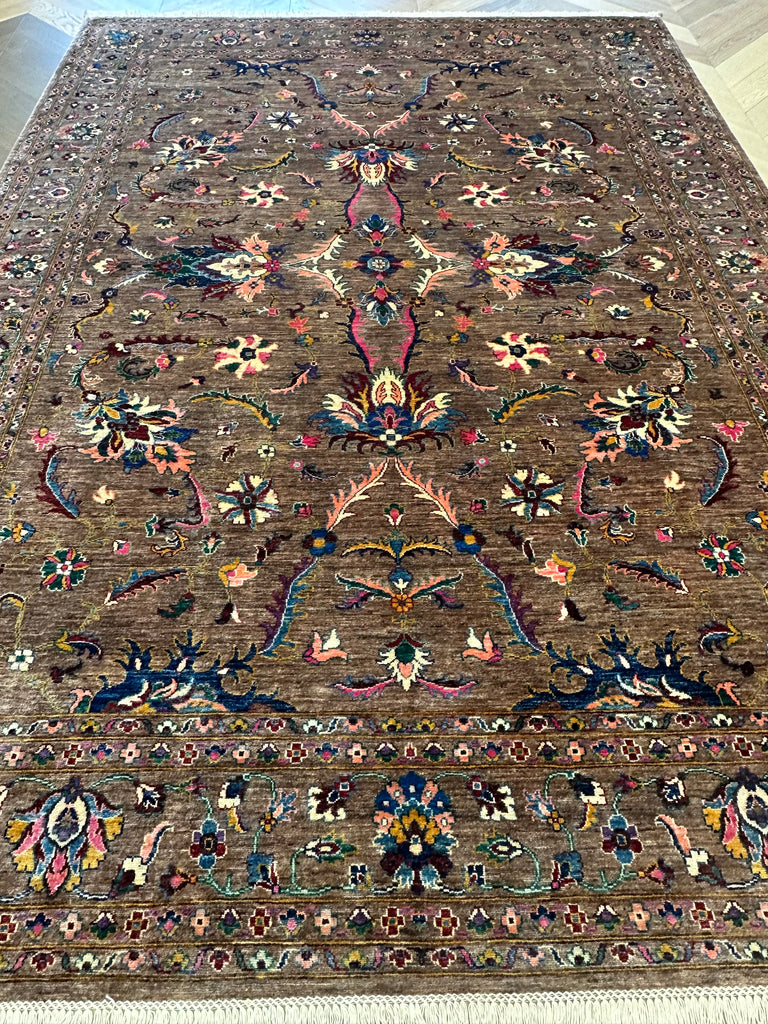 Afghan handmade rug,Chobi. Size:334x245 cm