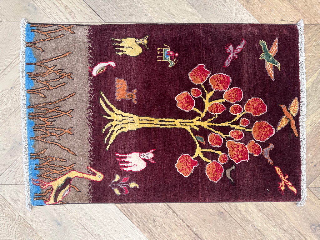 Handmade Afghan door mat rug