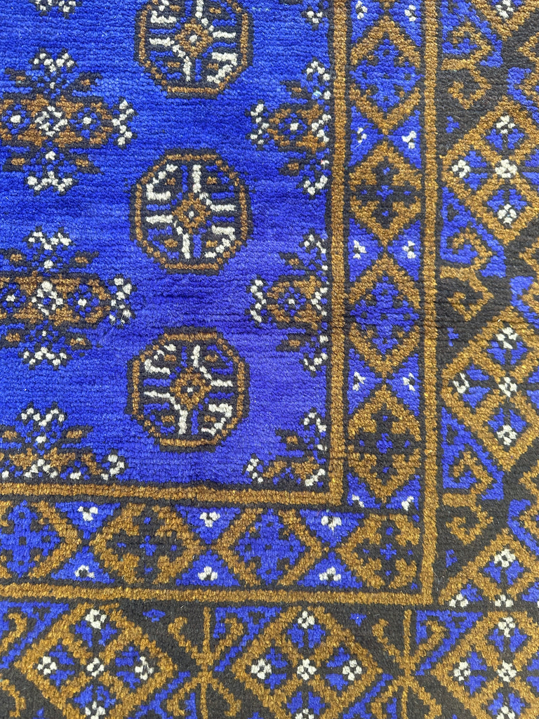 Afghan handmade rug,Chobi. Size: 195x155 cm