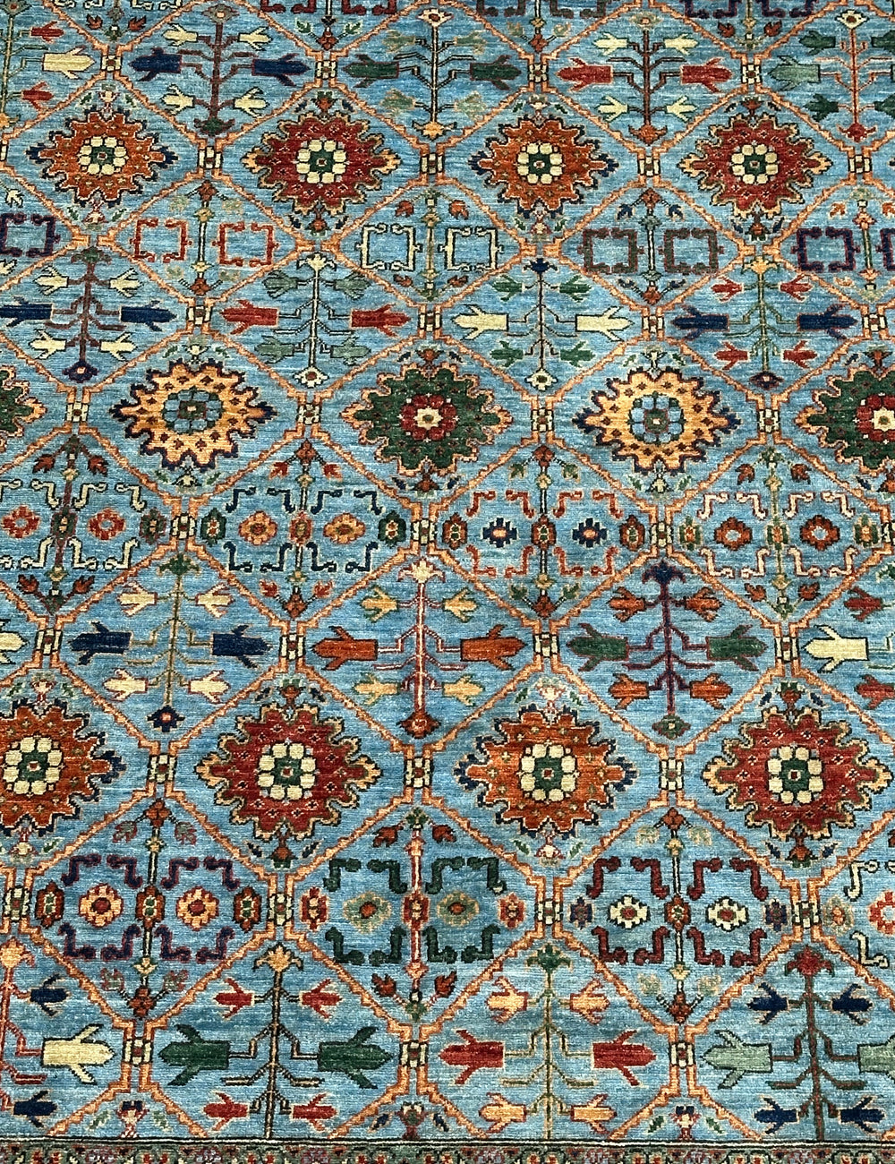 Afghan handmade rug,Chobi. Size:363x272cm