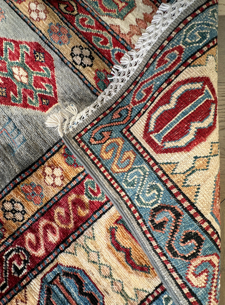 Afghan handmade rug,Chobi. Size: 233x176 cm