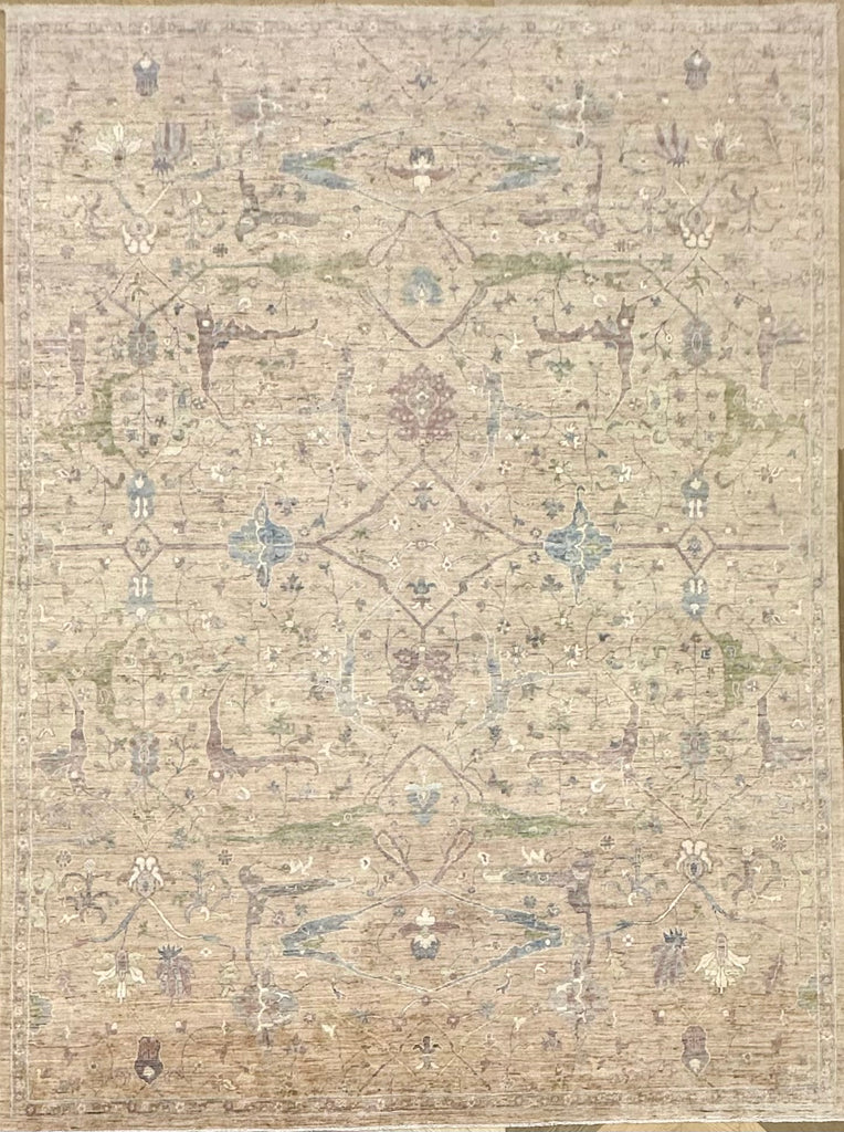 Afghan handmade rug,Chobi. Size:362x267 cm