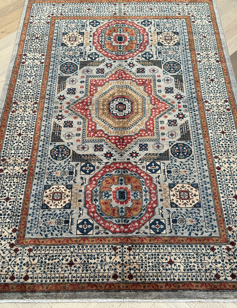 Afghan handmade rug,Chobi . Size: 286x187 cm