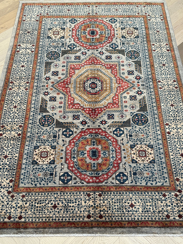 Afghan handmade rug,Chobi . Size: 286x187 cm