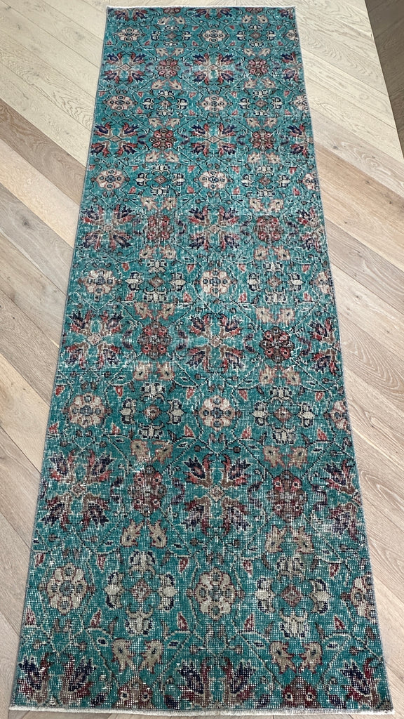 Turkish hand made runner 248x80 cm no