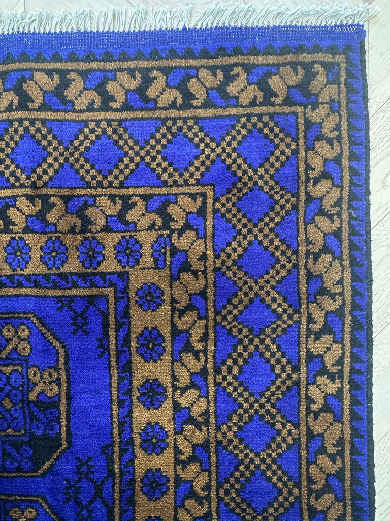 Afghan handmade rug,Chobi. Size: 278x203 cm