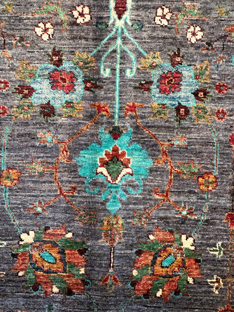 Afghan handmade rug,Chobi. Size: 226x148 cm