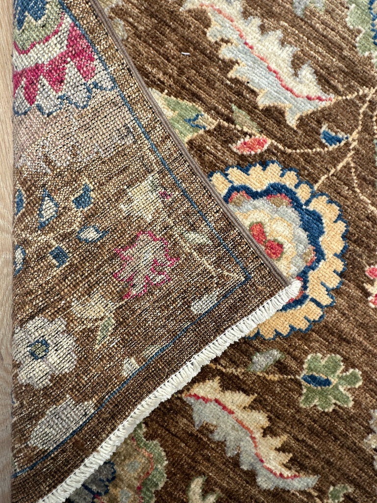 Afghan handmade rug,Chobi. Size:355x150 cm