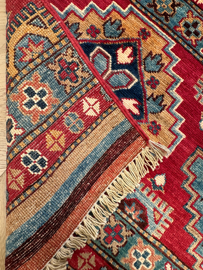 Afghan handmade rug,Chobi . Size: 252x178 cm