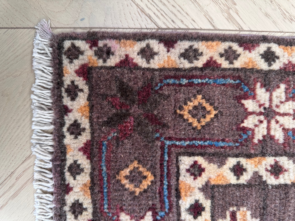 Handmade Afghan door mat rug