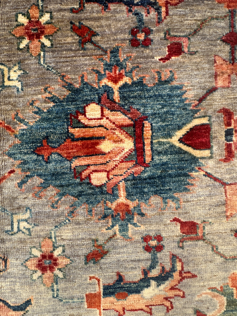 Afghan handmade rug,Chobi. Size:369x269 cm