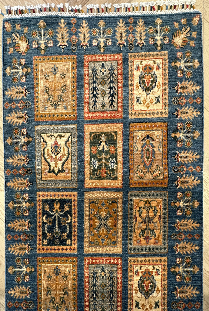 Afghan handmade Chobi runner 282x79 cm