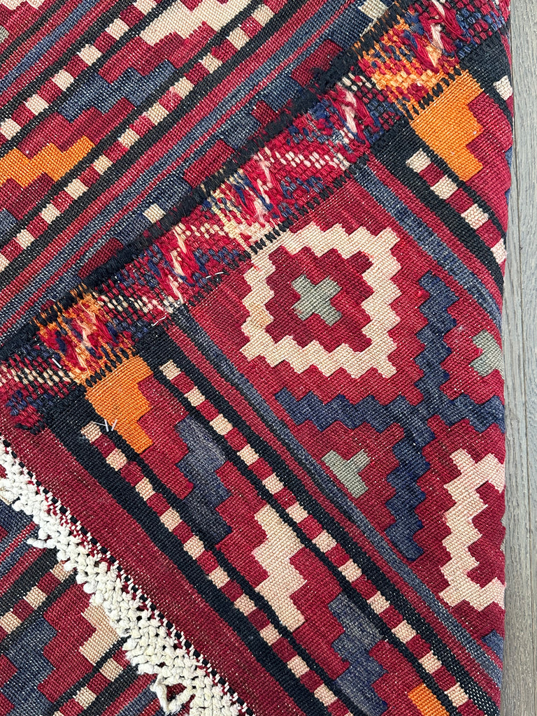 Handmade Herati Sumak Rug | 436x212 cm