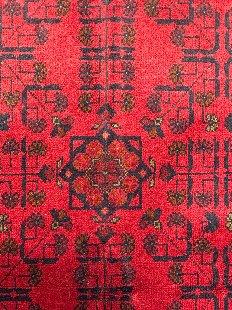 Afghan elephant foot rug 228x169  cm