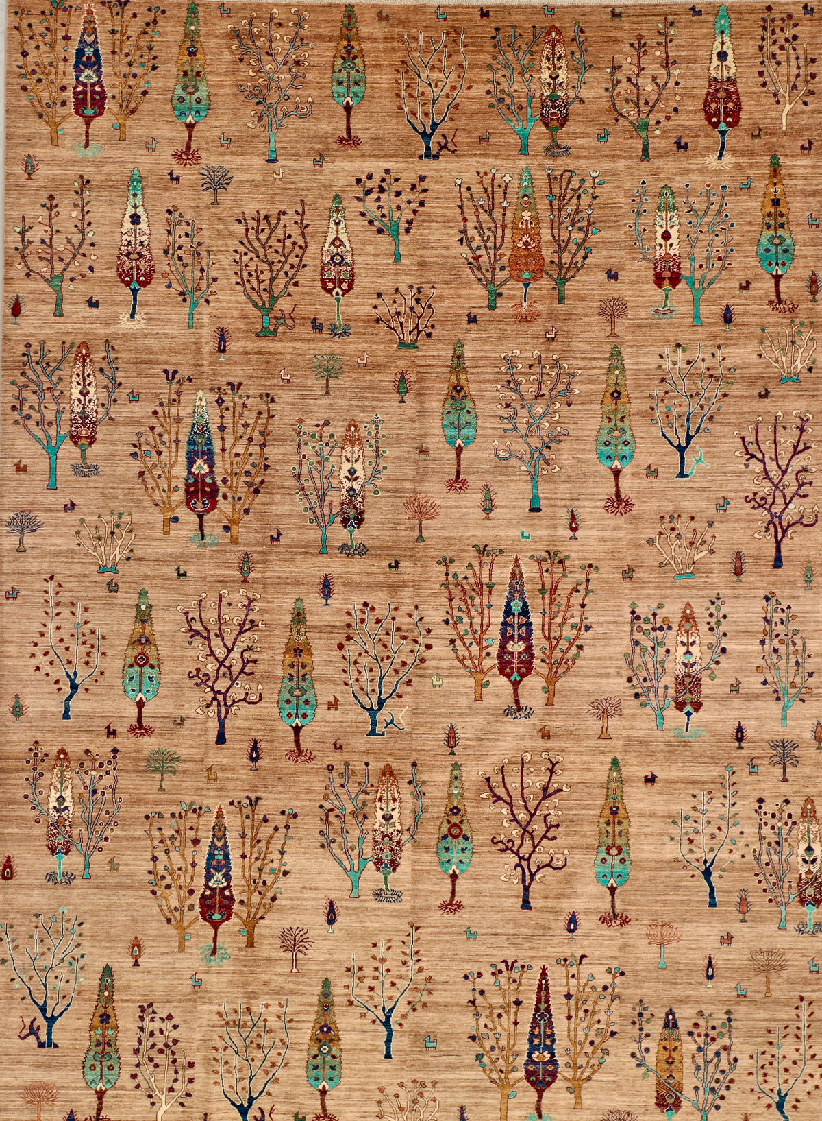 Chobi Beige Forest rug 310x426cm