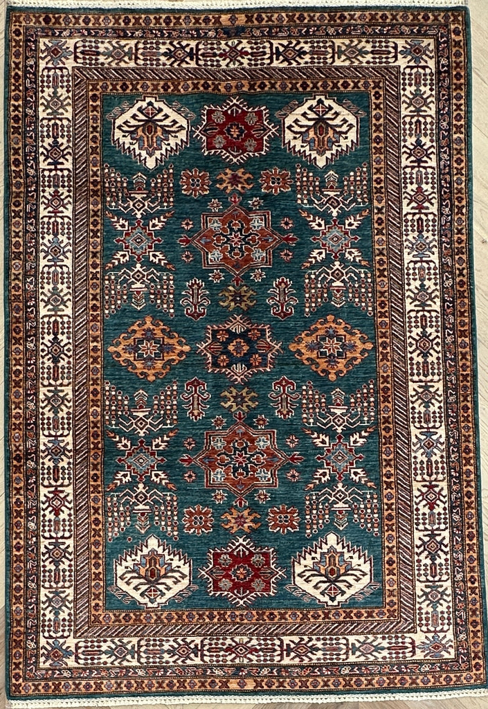 Afghan handmade rug,Chobi . Size: 220x150 cm